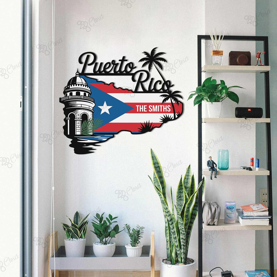 Custom Puerto Rico Map Sign,puerto Rico Flag Wall Art,puerto Rico Metal ...