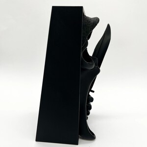 Ghost Face Book Nook - Matte Black Horror Shelf Insert image 3