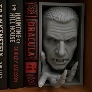 Dracule Book Nook - Gothic Vampire Shelf Decor
