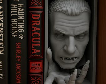 Dracule Book Nook - Gothic Vampire Shelf Decor