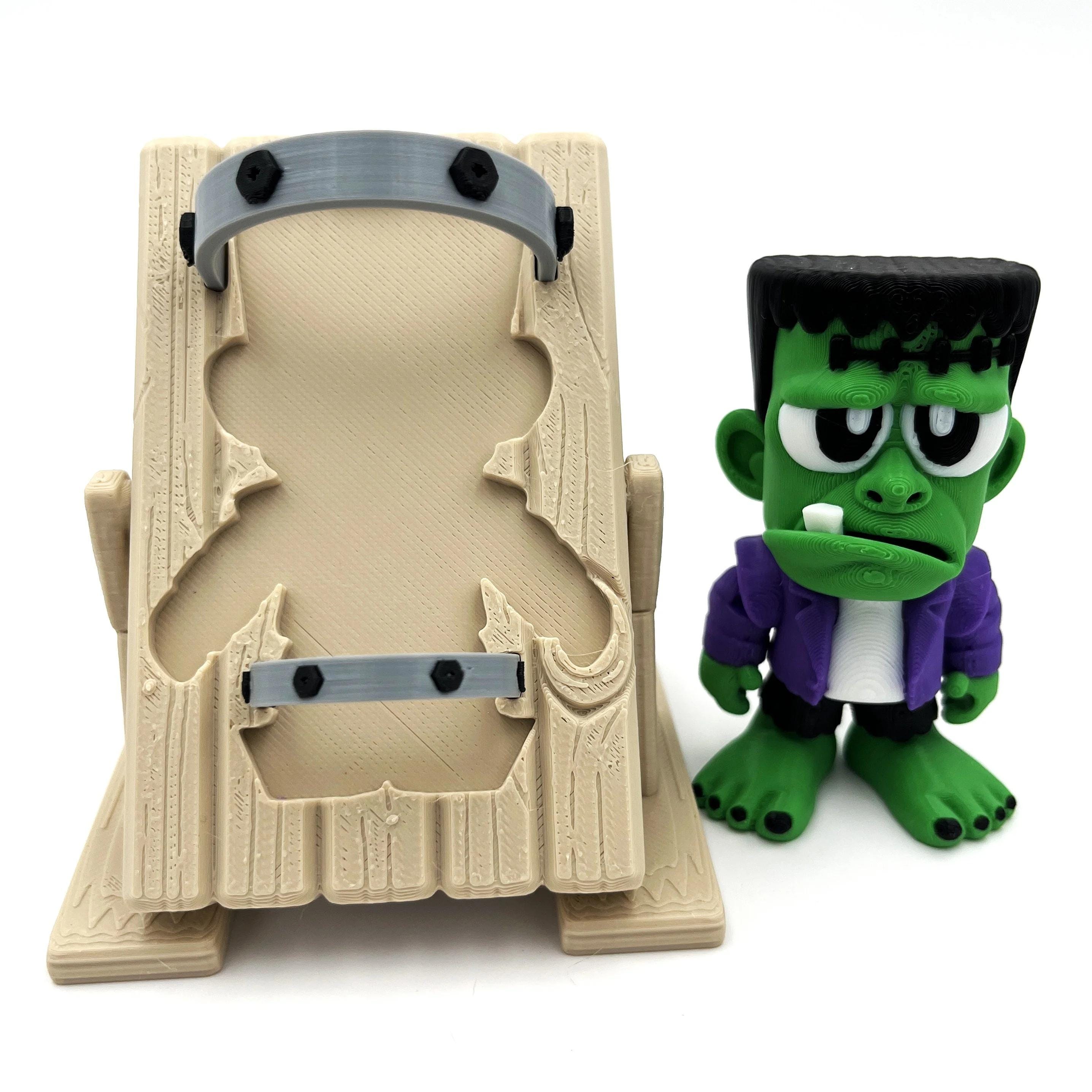 Frankenstein Library Display 3D Printed Frankenstein Diorama: Creepy-cute Desk Display - Etsy