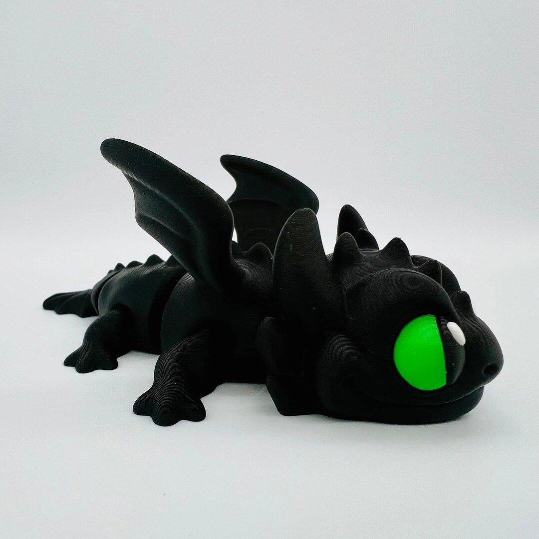 Toothless Mini Fan Art Figurine - Etsy
