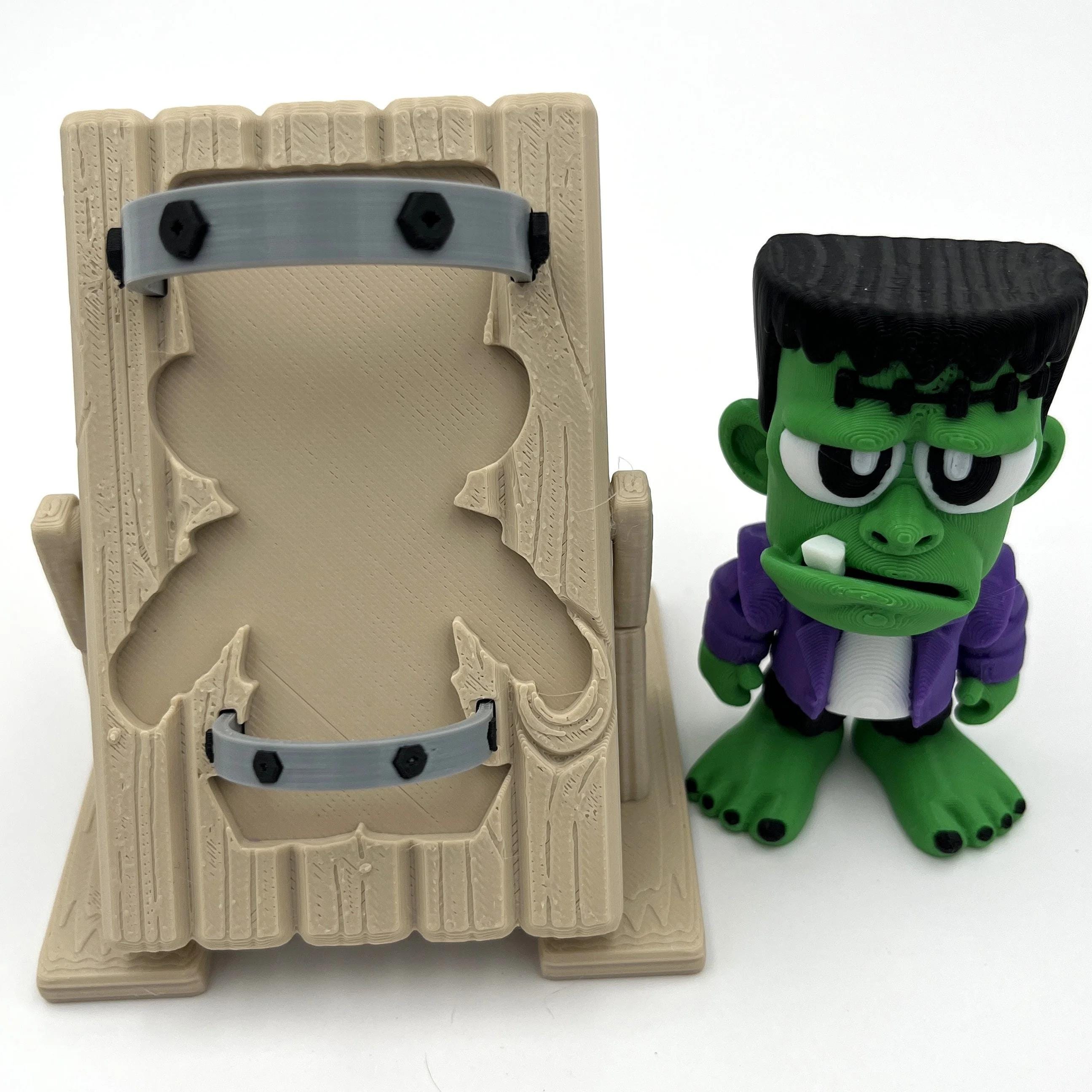Frankenstein Library Display 3D Printed Frankenstein Diorama: Creepy-cute Desk Display - Etsy
