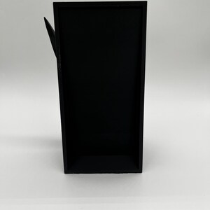 Ghost Face Book Nook - Matte Black Horror Shelf Insert image 9