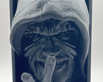 Reaching Hooded Horror - Fan Art Shadow Box Bust