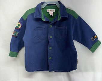 Chaqueta vintage Gymboree con forro polar - Talla pequeña para niños