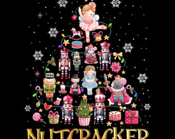 Nutcracker Ballet Christmas Png, Nutcracker Tree Png, Cute Nutcracker Xmas Tree Png, Ballet Rocking Horse Sugar Plum Fairy Russian Png