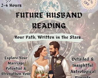 Future Husband Astrology Reading, Marriage Analysis (PDF)