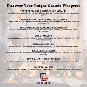 Birth Chart Analysis, In Depth Natal Chart Reading, In-Depth Astrology, Natal Chart Reading, Full Personalized Natal Chart Analysis Report