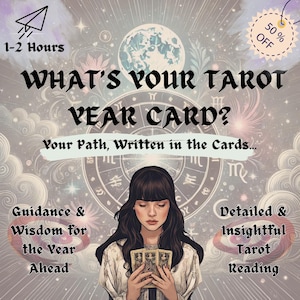 Lecture de cartes de l'année du tarot, Lectures de tarot, Lectures psychiques, Astrologie, Lectures de tarot le même jour, Analyse de l'année, Lectures du Nouvel An, Perspectives 2025