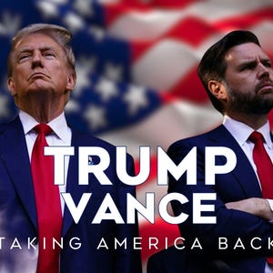 Trump Vance Yard Sign- PDF ONLY