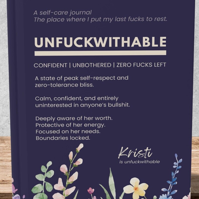 Sarcastic Gift for Best friend coworker gift sassy journal for women funny notebook for her sarcastic journal for her emotional support gift snarky journal birthday gift funny gifts for sister self love present swear word notebook rude notebook for women