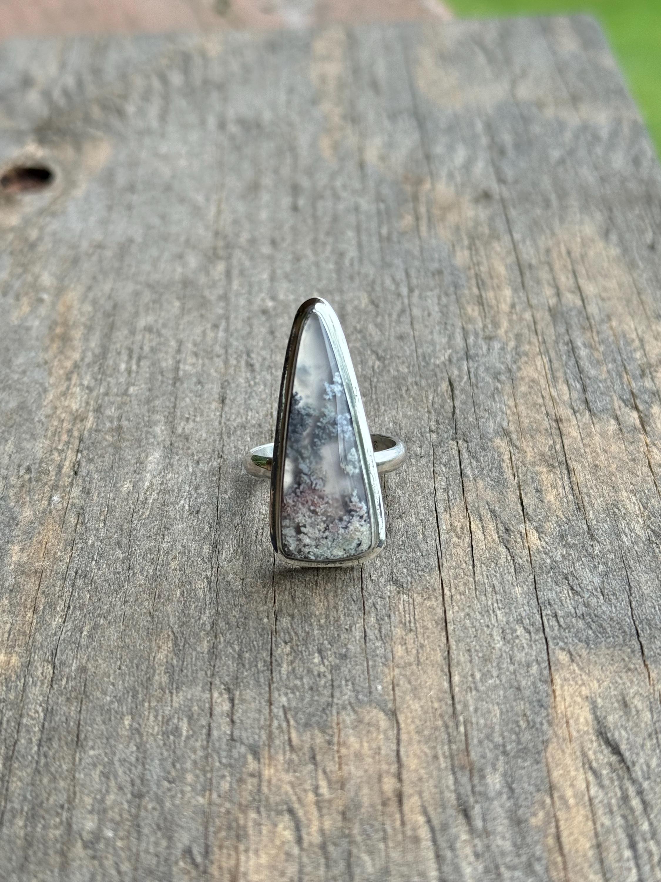 Moss Agate Ring
