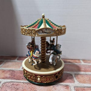 Mr. Christmas Holiday Carousel - Etsy Mr. Christmas Holiday Carousel - Etsy