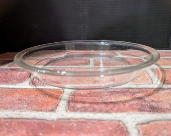 Molde redondo transparente para tartas Pyrex Originals #209 de 23 cm (9 pulgadas), estilo vintage.