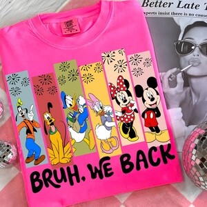 Bruh We Back Mouse Png , Happy Back To School Png Bundle, Cartoon Back To School Png, Cute Cartoon Png, School Bundle, Digital File