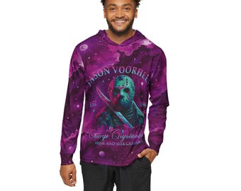 Retro slasher-trui | Aesthetic Galaxy-hoody | Op horrorfilm geïnspireerd sweatshirt