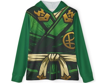 Green Dragon Martial Arts Hoodie | Samurai Belt Graphic