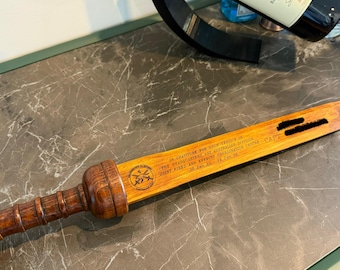 Engraved Wooden Award Rudis