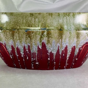 Antique France Gustave de Bruyn & Fils, Fives-Lille Porcelain Oval Mantle Cachepot Planter