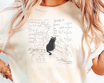 Funny Math Teacher Shirt, Cat Lover Gift Shirt, Comfort Colors®, Math Lover Tee, Cat Dad Shirt, Teacher Appreciation Gift, Cute Cat Shirt