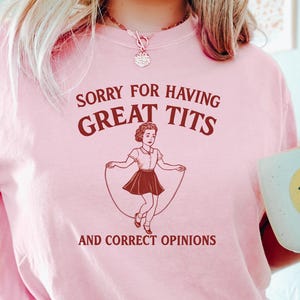 Comfort Colors® Feminist Shirt, Funny Sarcastic Graphic Tee, Retro Vintage Girl Power Top, Women&#39;s Rights Activist Empowerment Gift, Unisex
