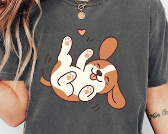 Comfort Colors® Dog Lover Shirt, Cute Puppy Shirt, Dog Mom T Shirt, Funny Dog Tshirt, Pet Lover Gift, Animal Lover Shirt, Dog Lover Gift