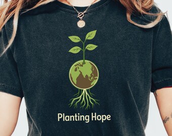 Comfort Colors®, Earth Day Shirt, Nature Lover Shirt, Plant Lover Shirt, Tree Hugger Shirt, Environmental Shirt, Gardener Gift, Gift For Her