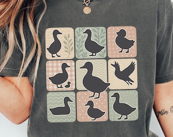 Ducks Shirt,Ducks Tshirt,Comfort Colors® T-Shirt,Duck Lover Gift,Cute Duck Shirt,Funny Duck Shirt,Animal Lover Gift,Graphic Tee,Kids Gift