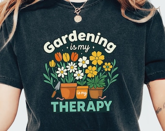 Gardening Shirt, Plant Lover Shirt, Garden Lover Gift, Comfort Colors®, Botanical Shirt, Wildflower Shirt, Graphic Tee, Gardener Shirt