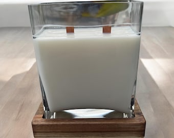 Volcano Scented Candle | Crackling Wood Wick | Hand-Poured Soy Wax