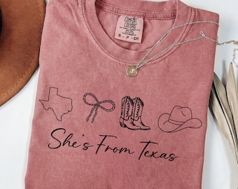 She’s From Texas PNG  | Texas Independence Day | Digital Download