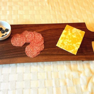Live Edge Black Walnut Charcuterie Board
