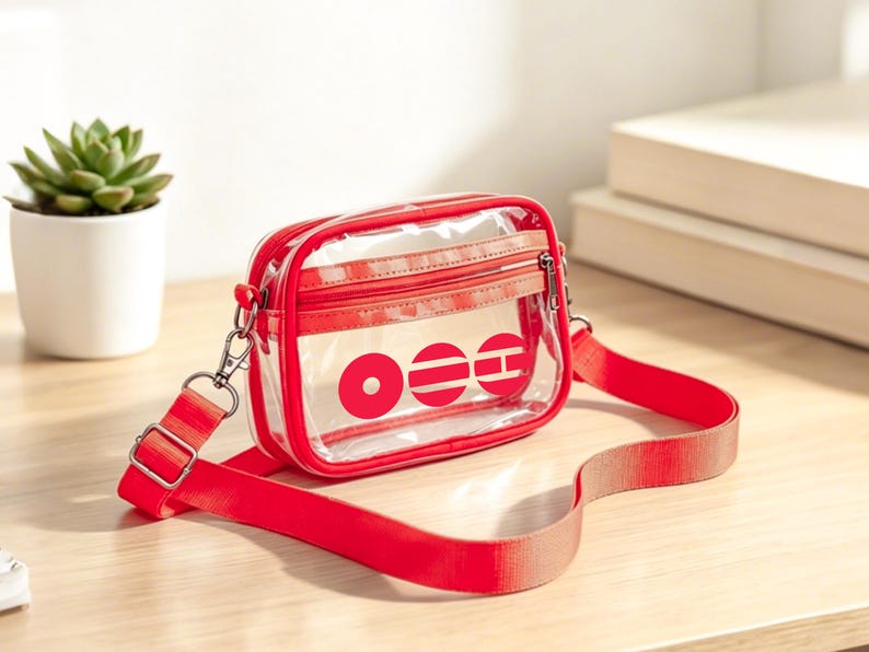 BTS ARIRANG World Tour Clear Criossbody Bag-Stadium Approved Concert Crossbody Bag-Kpop Fan Gift image 4