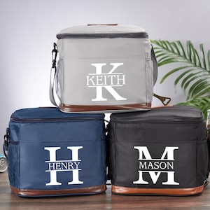 Groomsmen Cooler,Personalized Cooler Bag,Groomsmen Gifts,Beach Picnic Cooler Golf Cooler for Men,Bachelor Party Gift,Custom Best Man Gift