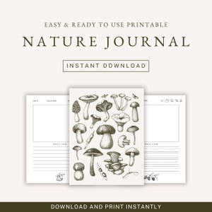 Nature Journal | Field Notes | Homeschool Notebook | Charlotte Mason Nature Study