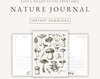 Nature Journal | Field Notes | Homeschool Notebook | Charlotte Mason Nature Study