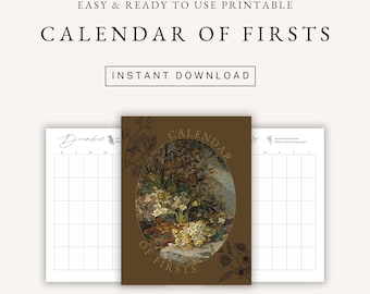 Calendar of Firsts | Nature Study | Seasonal Journal | Charlotte Mason Homeschool