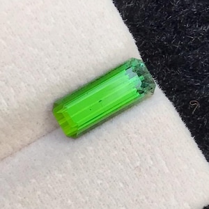 Forest Green Tourmaline Gemstone 2.70 CT Natural Tourmaline Stone , Faceted Cut Tourmaline For Ring , Tourmaline Loose Gemstone