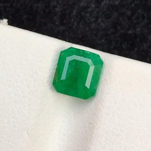 Natural Emerald Gemstone 1.20 CT Cut Emerald Stone, Vivid Green Emerald , Emerald For Jewelry , Emerald Loose Gemstone , May Birthstone