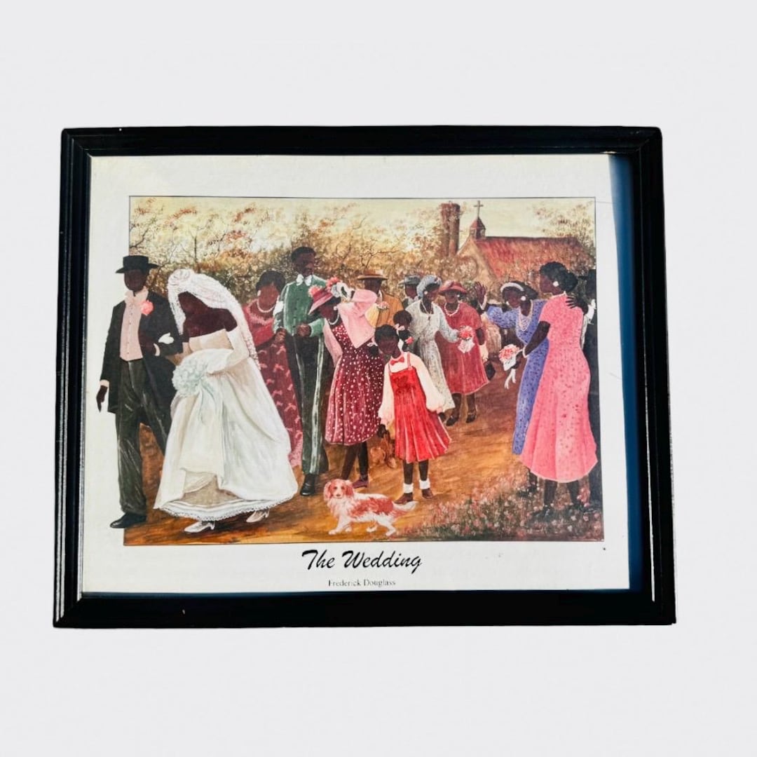 ★額装済★Christina Fedyk『Foundation』アートプリント The Wedding Lithograph by Fredrick Douglass - Etsy