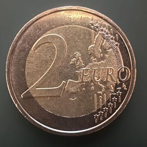 2ユーロ硬貨は希少です - Etsy 日本
