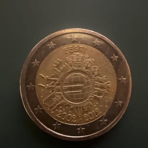 2 ユーロ硬貨フランス共和国 2002 - 2012 - Etsy 日本