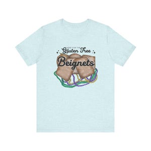 Ecco la maglietta unisex a maniche corte in jersey Gluten Free Beignets