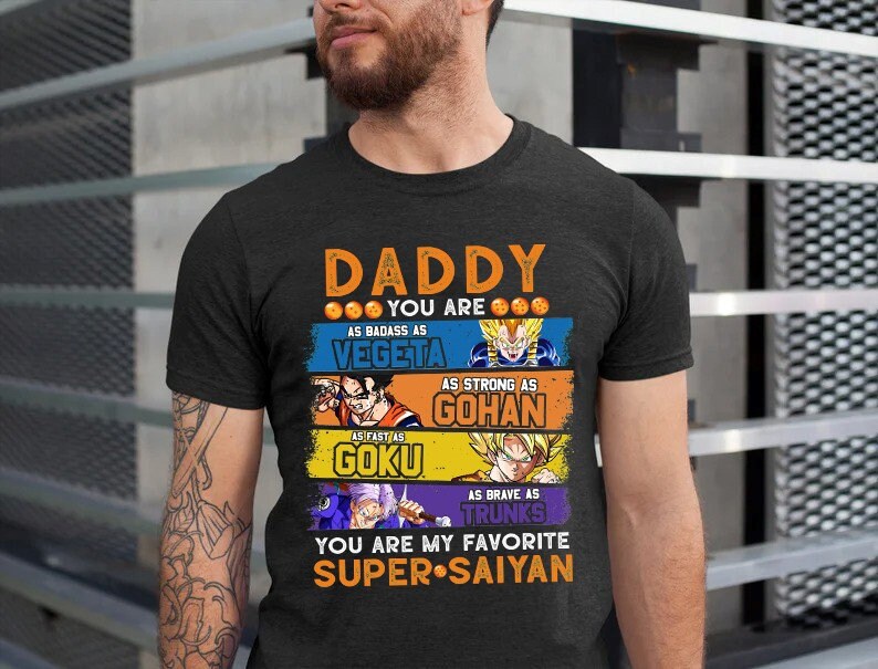 Super Saiyan T-shirt Fathers 