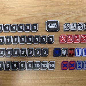Star Wars Unlimited Tokens and Case
