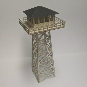 O Scale Forest Fire Watch Tower Kit - Laser Cut Model Train Scenery ...
