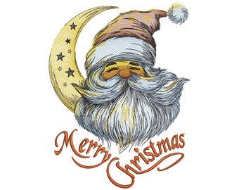 Santa Embroidery Design, Merry Christmas Embroidery Design, Retro Santa Embroidery, Christmas Santa Claus Embroidery, Christmas Embroidery