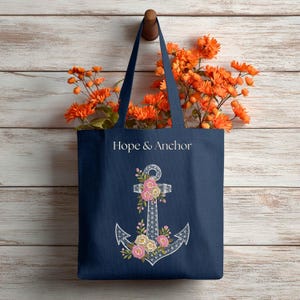 Floral Anchor Machine Embroidery Design, Anchor Machine Embroidery ...