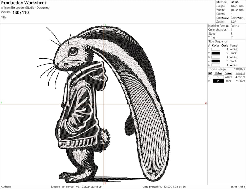 Rabbit Embroidery Design, Trendy Rabbit in Hoodie Embroidery Design, Bunny in Hoodie Machine Embroidery Design, Embroidery for a Hoodie